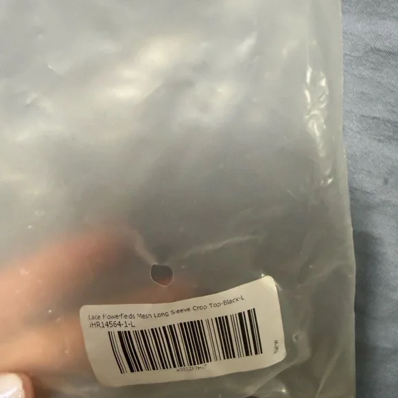 iHeartRaves Black Floral Embroidered Set W/ Flower Choker - Picture 5 of 5